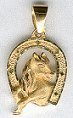 HORSESHOE PENDANT 25MM X 20MM