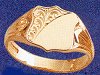 N3085 9 CARAT GOLD GENTS SIGNET