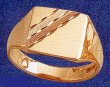 N9039 3 Colour Gents Ring