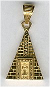  18 Carat Pyramid Pendant