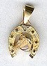 18 Carat Horseshoe 20mm x 15mm