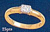 2605897 Princess Cut 18K Solitaire