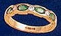 2605683 DIA/EMERALD RING