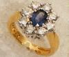 2605789 BLUE SAPPHIRE & DIAMOND